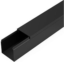 Кабель-канал Промрукав 25x25мм (2000мм) черный (уп. 32м.) картинка